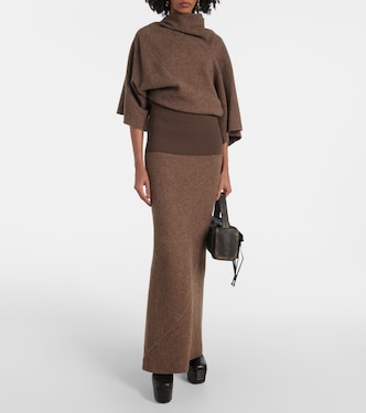 Coda wool maxi skirt | Rick Owens