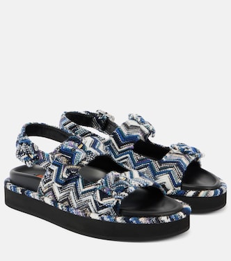 Sandali a zig zag con platform | Missoni
