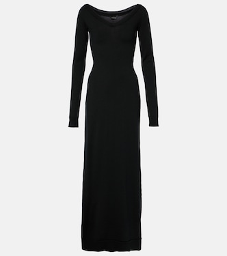 Maxikleid aus einem Wollgemisch | Balenciaga