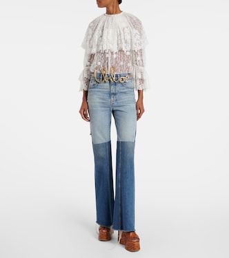 Jeans flared con patchwork | Chloé
