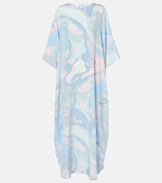 Kaftan Orchidee aus Crêpe de Chine aus Seide | Pucci