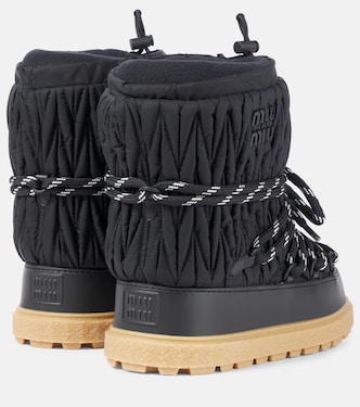 Bottines après-ski à logo | Miu Miu