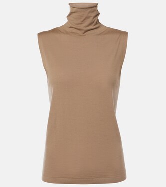 Top Ikatu aus Woll-Jersey | The Row