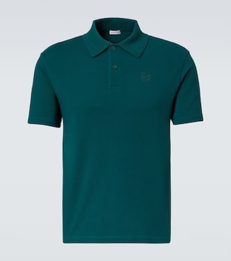Cotton-blend piqué polo shirt | Loewe