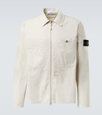 Hemdjacke aus einem Baumwollgemisch | Stone Island