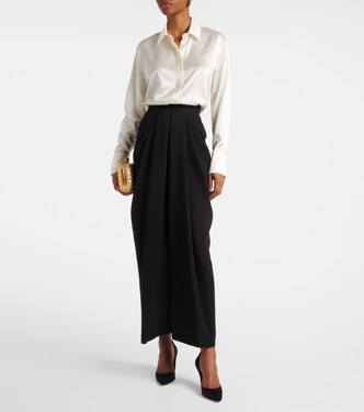 Blusa Mazurca in raso di seta | Max Mara