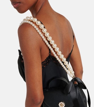 Faux pearl bag charm | Simone Rocha