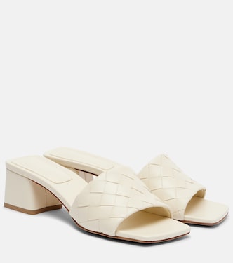 Parco 45 Intrecciato leather mules | Bottega Veneta
