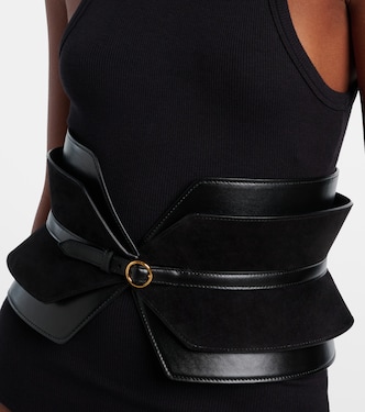 Gürtel aus Veloursleder und Leder | Alaïa