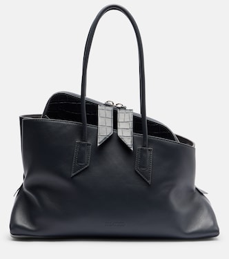 La Passeggiata Medium leather tote bag | The Attico