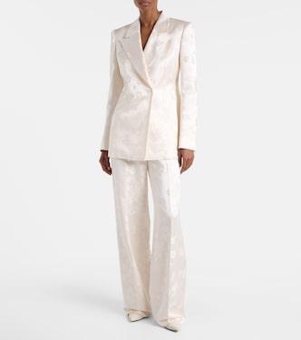 Norman embroidered silk wide-leg pants | Gabriela Hearst