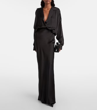 Robe aus Satin | Norma Kamali