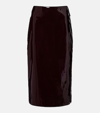 Jupe crayon Samantha enduite | The Frankie Shop