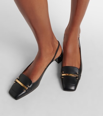 50 leather slingback pumps | Tod's