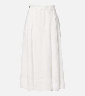 Mid-rise midi skirt | Brunello Cucinelli
