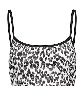 Natacha leopard-print sports bra | The Upside