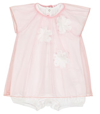 Bébé – Body en coton et dentelle | Il Gufo