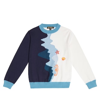 Pull Shallow Water en coton et en cachemire | Loro Piana Kids