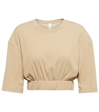 Cropped cotton T-shirt | Dion Lee