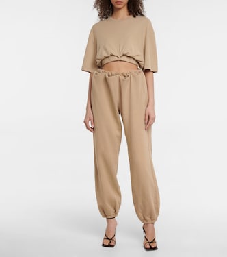 Cropped cotton T-shirt | Dion Lee