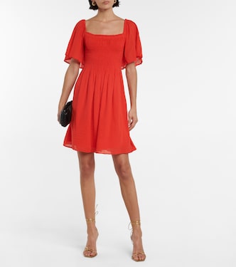 Esme cotton gauze minidress | Velvet