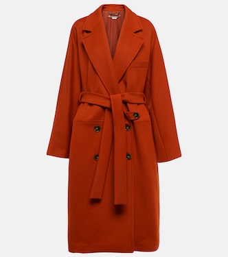 Abrigo de lana con cinturón | Stella McCartney
