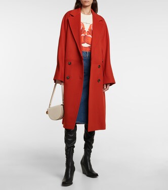 Belted wool coat | Stella McCartney