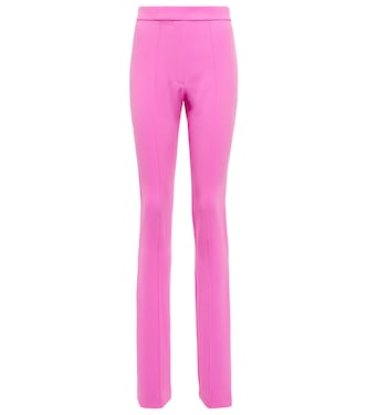 Reed high-rise straight crêpe pants | Alex Perry
