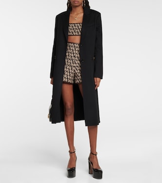 Toile Iconographe crop top | Valentino