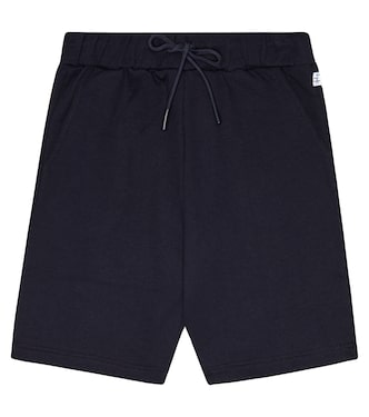 Drawstring cotton track shorts | Il Gufo