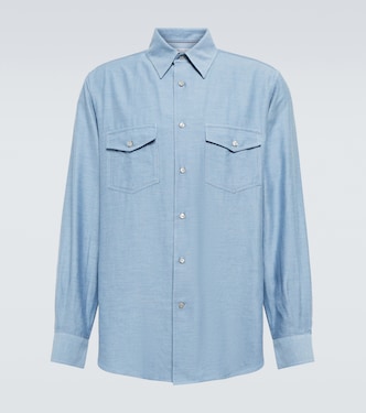 Thomas cotton and cashmere shirt | Loro Piana