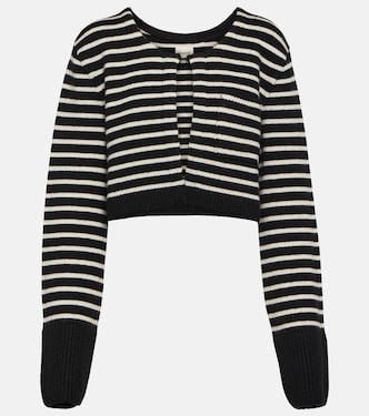Calix striped cashmere-blend cardigan | Khaite