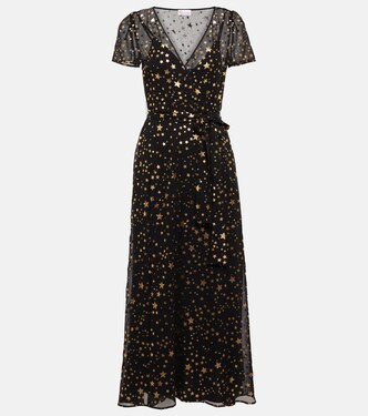Printed maxi wrap dress | REDValentino