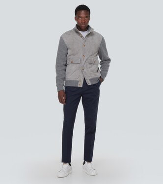 Pantalon slim en coton | Brunello Cucinelli