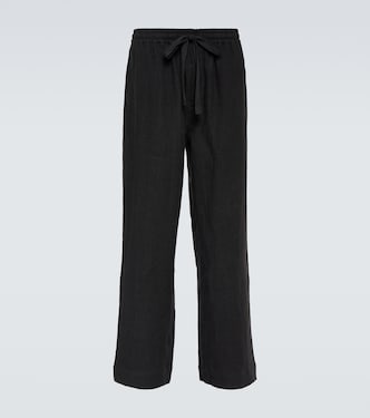 Weite Hose aus Leinen | Commas
