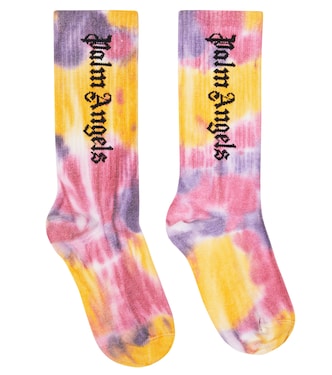 Calcetines en mezcla de algodón con logo | Palm Angels Kids