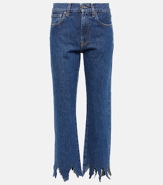 Jeans cropped desgastados | JW Anderson