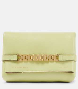 Chain Mini leather shoulder bag | Victoria Beckham