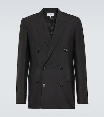 Blazer aus Wolle und Mohair | Loewe