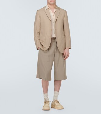 Chemise Oxford rayée en coton | Auralee