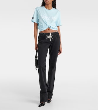 Top raccourci 1978 Re-Edition en coton | Versace