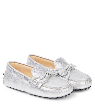 Mocassini Gommino in pelle metallizzata | Tod's Junior