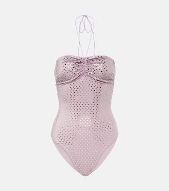Disco Necklace halterneck swimsuit | Oséree