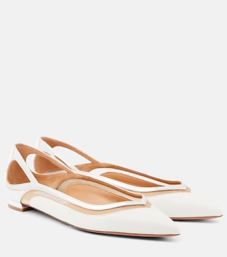 Ballerine Cinemax in pelle | Aquazzura