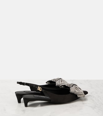 Escarpins en satin à ornements | Dolce&Gabbana