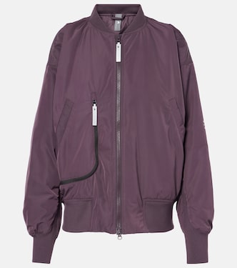 Ruched technical bomber jacket  | Adidas by Stella McCartney