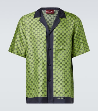 GG printed silk shirt | Gucci