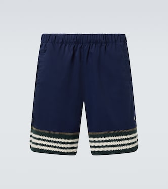 X Clot Shorts aus Baumwolle mit Häkelstrick | Adidas