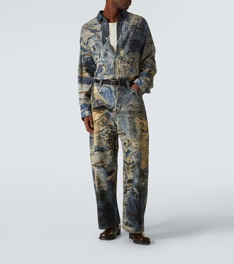 Jeans anchos 2023 trompe l'œil | Acne Studios