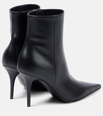 Ankle Boots Barbara 90 aus Leder | Amina Muaddi